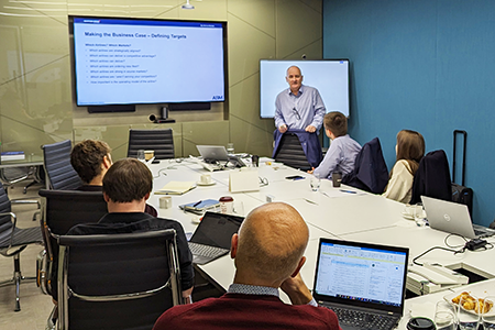 Tony Griffin leading a training course