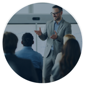 asmtraining Training icon with hover button